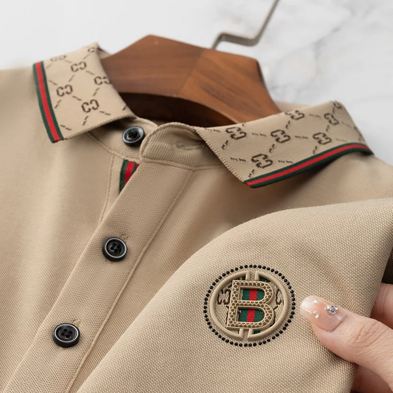 Men's Fashion 2025 Short sleev - Polo Shirt Pique 리뷰 및 가격