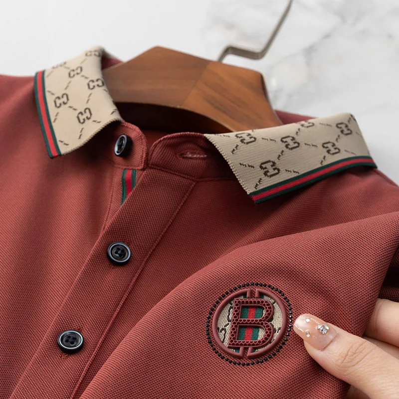 Men's Fashion 2025 Short sleev - Polo Shirt Pique 리뷰 및 가격