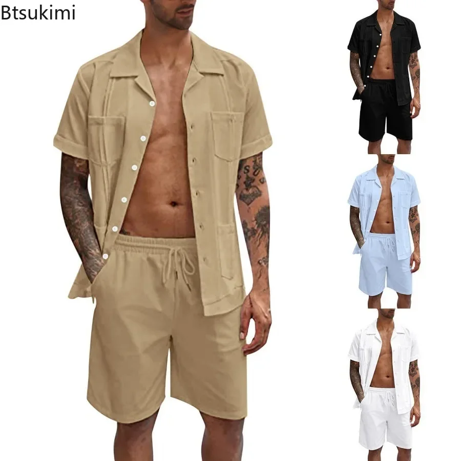 New Men's Summer Casual Sport  - Short Linen Drawstring 리뷰 및 가격