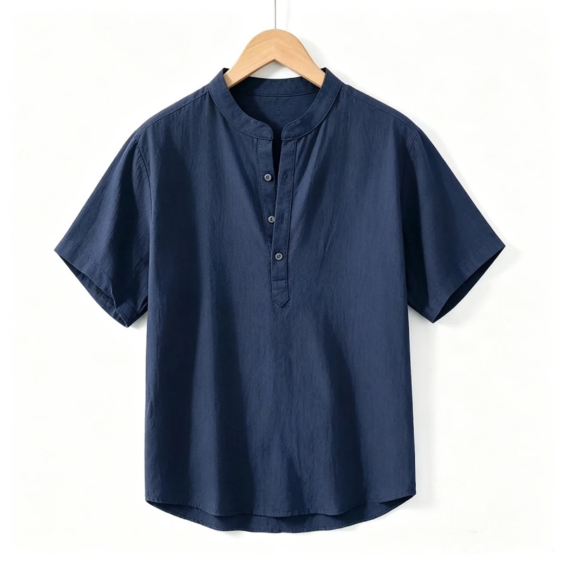 Summer Thin Short-sleeved Shir - Linen Shirt Breathable 리뷰 및 가격