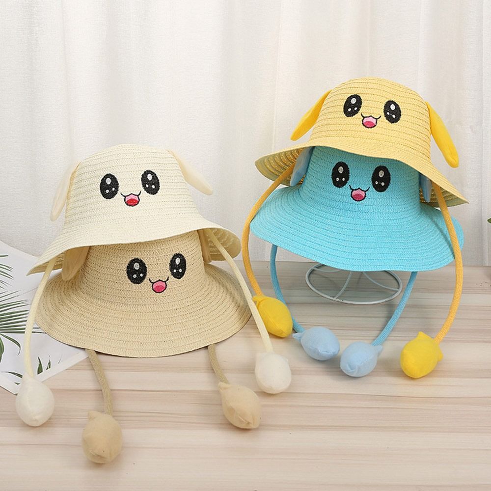 Summer Bucket Cap Moving Ears  - Bucket Hat Straw 리뷰 및 가격