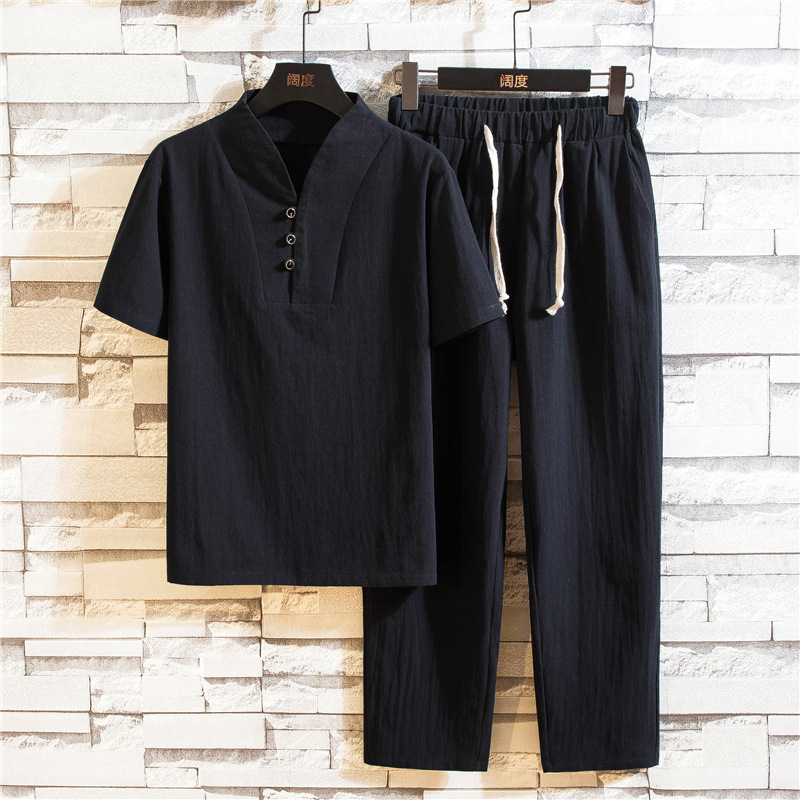 Men's Summer Cotton Linen Shor - Linen Shirt Breathable 리뷰 및 가격