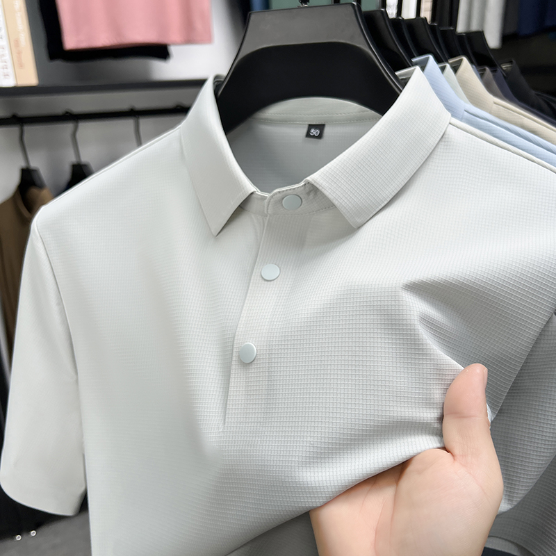 Summer Short Sleeve T-Shirt -  - Polo Shirt Pique 리뷰 및 가격