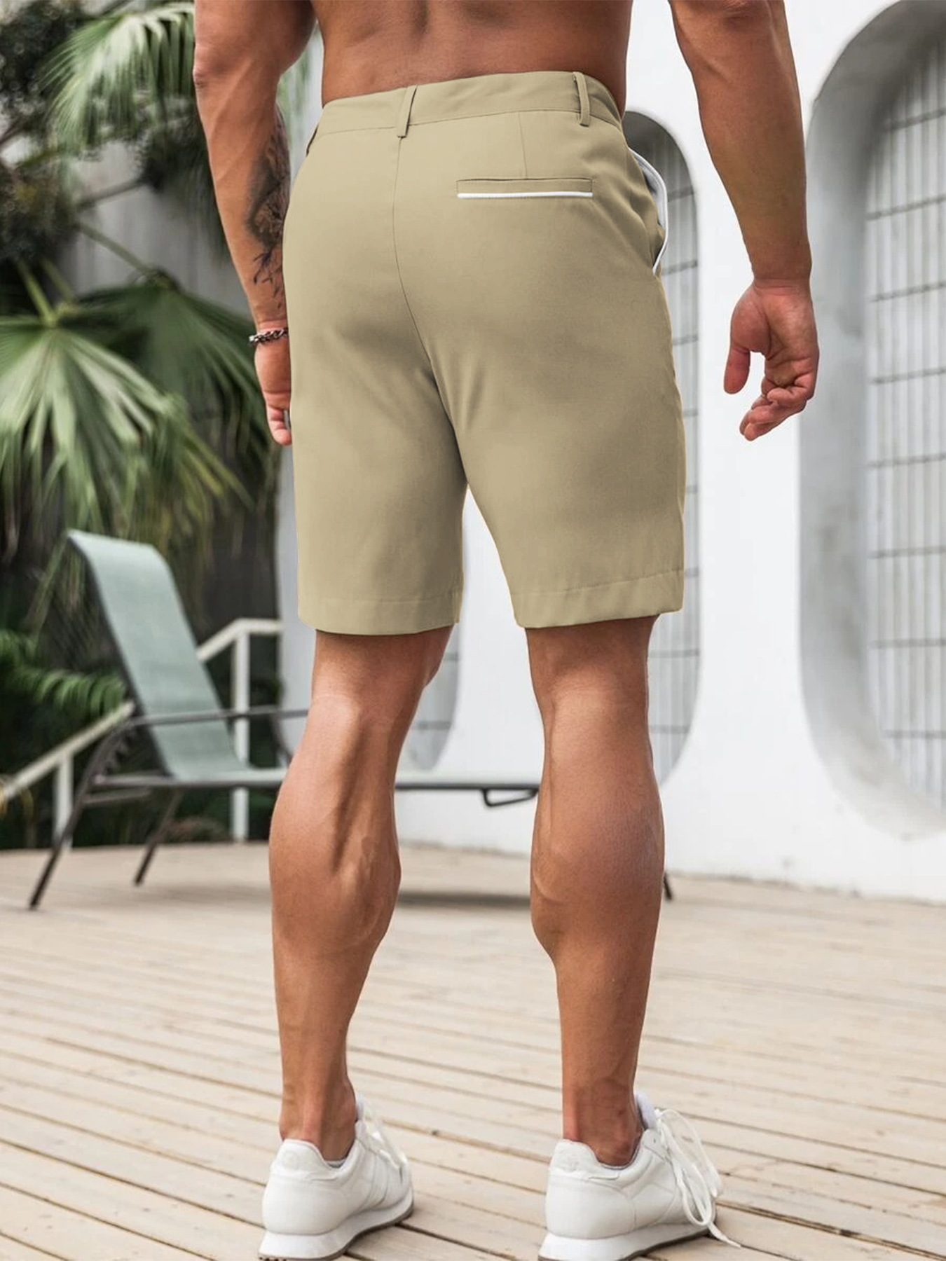 Men Fashion Slim Fit Chino Sho - Shorts Chino Slim 리뷰 및 가격