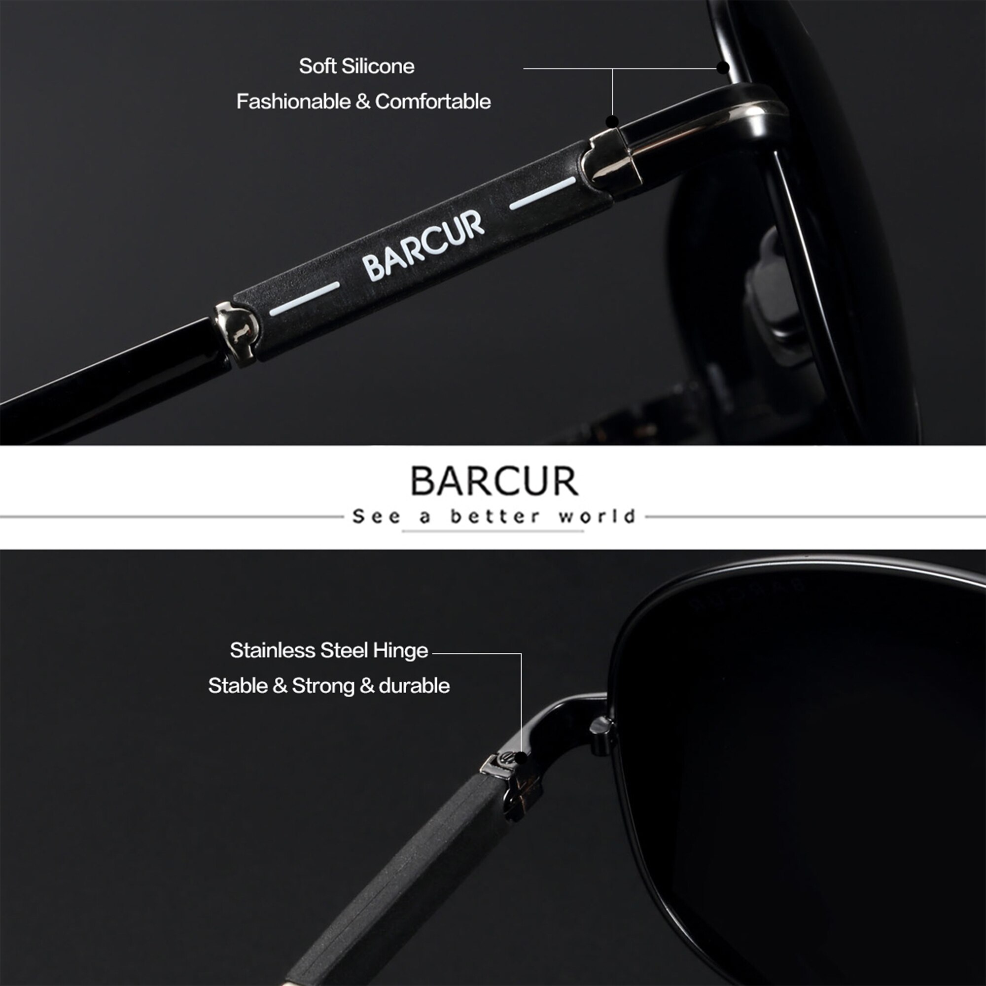 BARCUR Polarized Mens Sunglass - Sunglasses Aviator Polarized 리뷰 및 가격