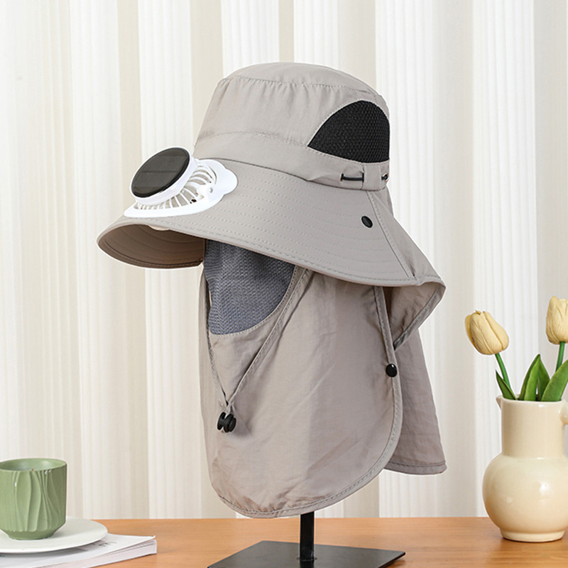 Men Solar Fan Hat Wide Brim UP - Bucket Hat Straw 리뷰 및 가격