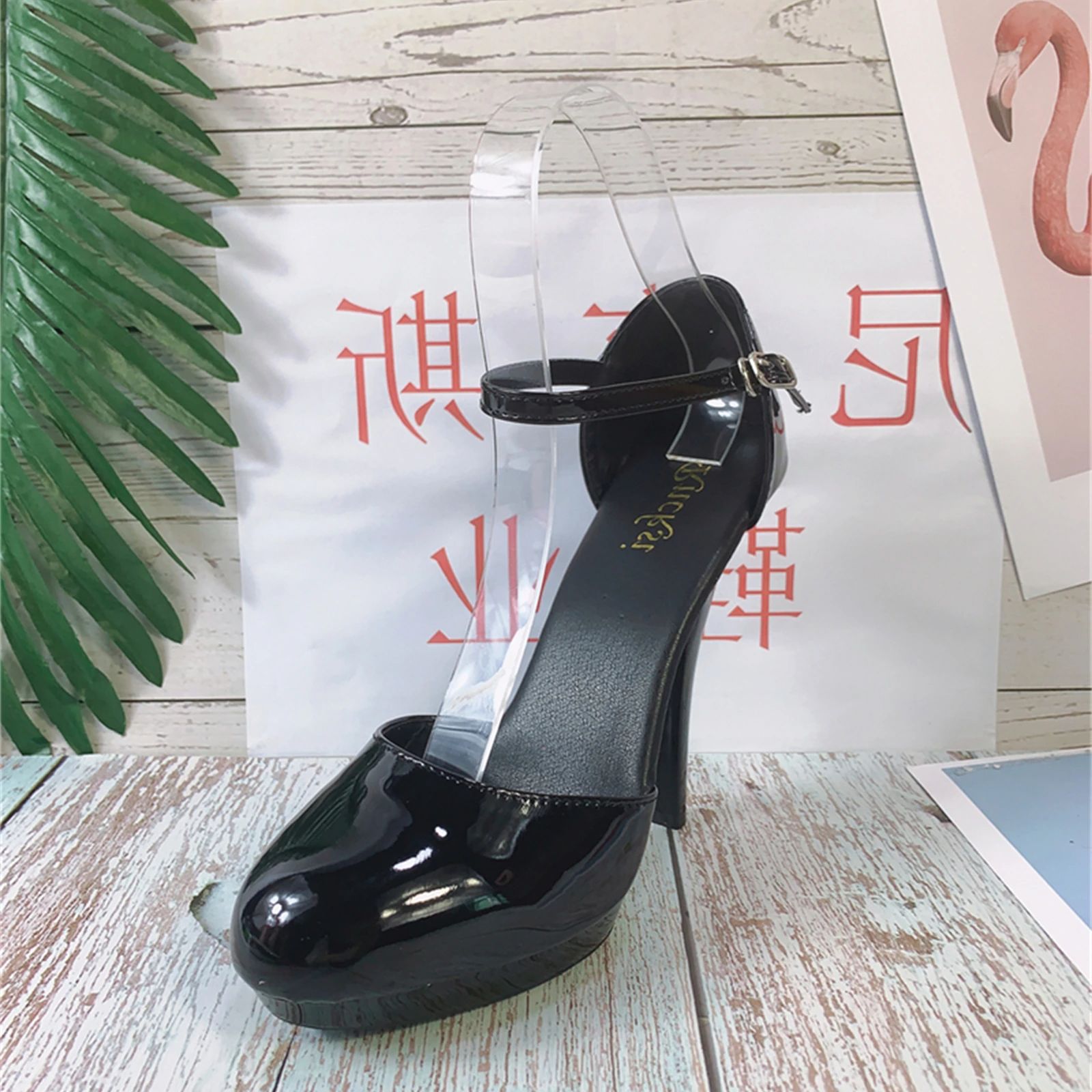 Women's Sexy 13cm High Heels P - Casual Sandal Leather 리뷰 및 가격