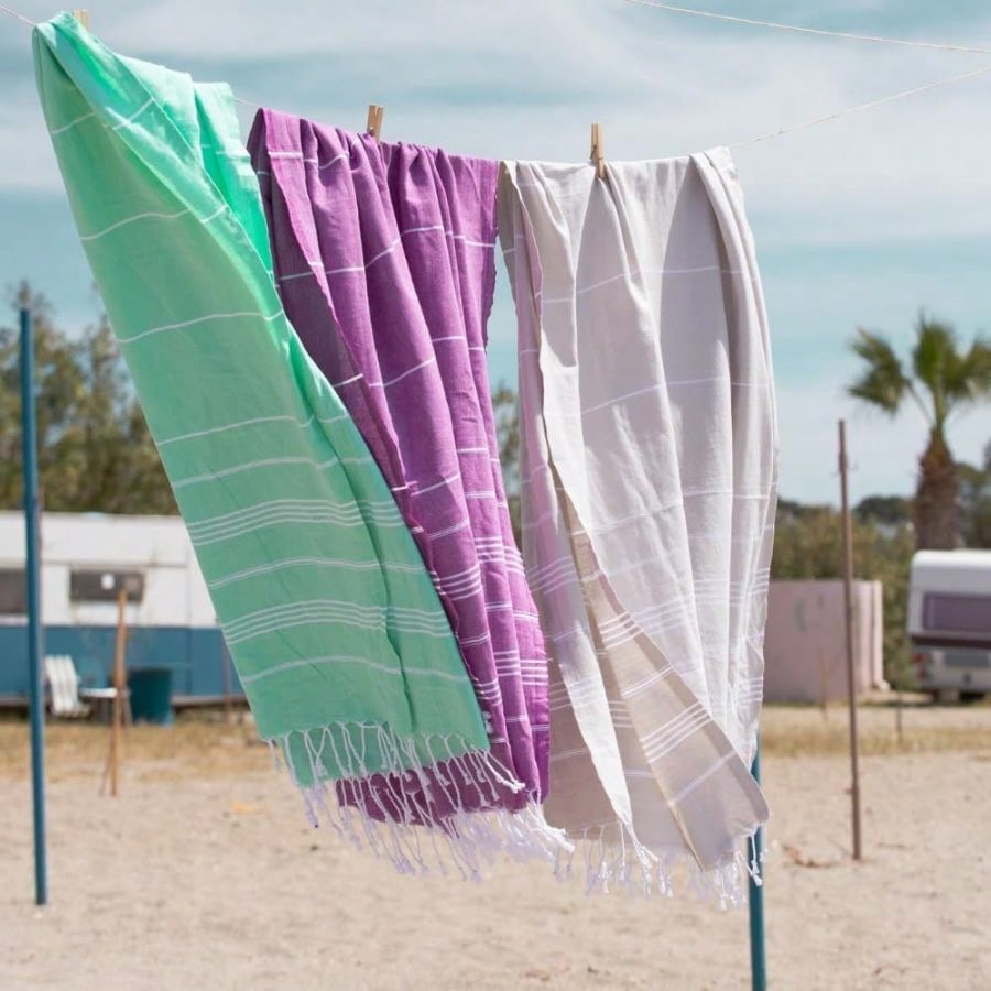Turkish Beach Towel With Trave - Beach Towel Large 리뷰 및 가격