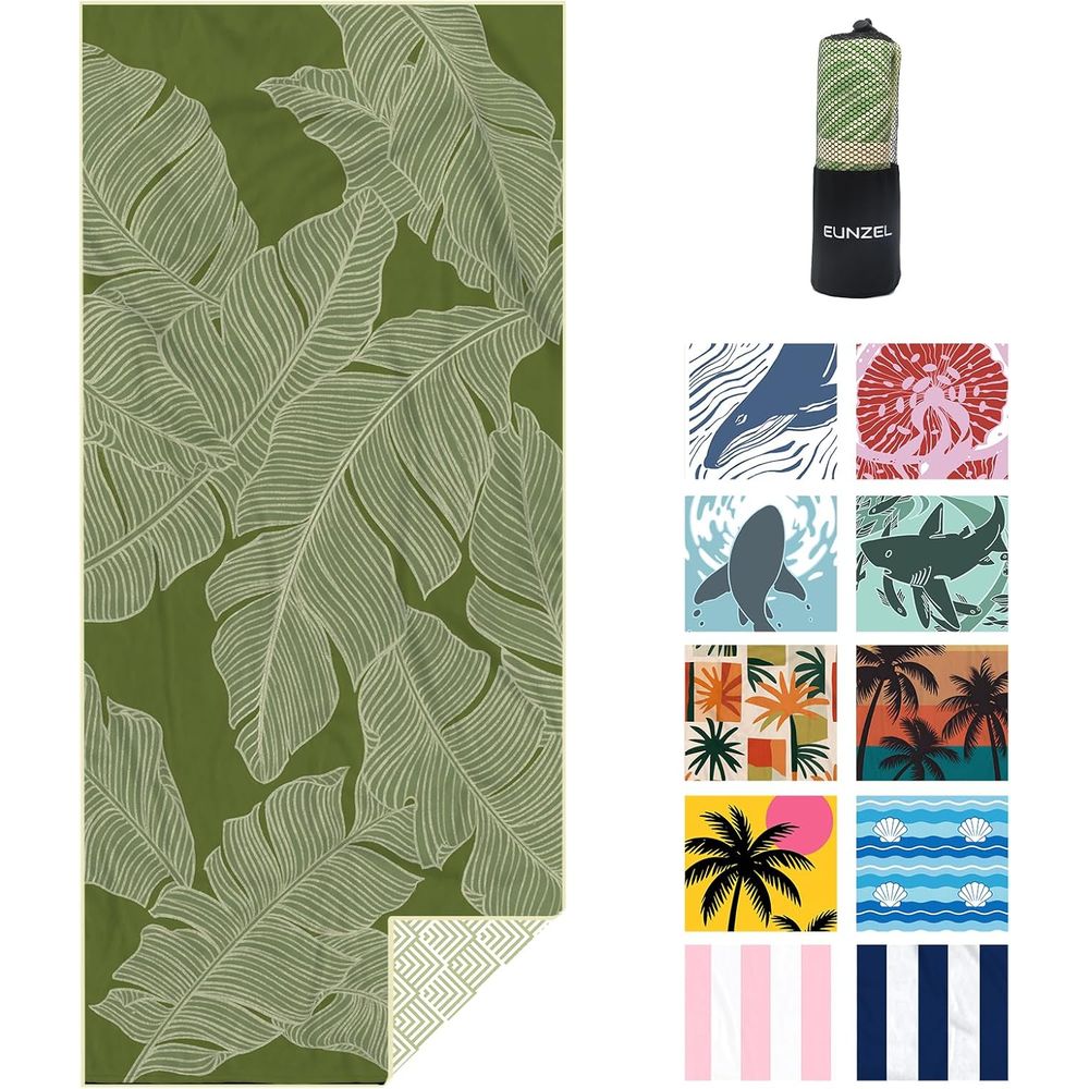 Large Quick-Dry Sand-Free Beac - Beach Towel Large 리뷰 및 가격