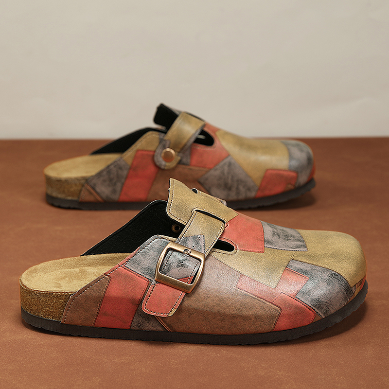 Unisex Cork Closed Toe Slipper - Flip Flop Leather Men 리뷰 및 가격