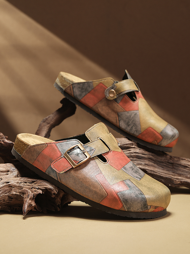 Unisex Cork Closed Toe Slipper - Flip Flop Leather Men 리뷰 및 가격