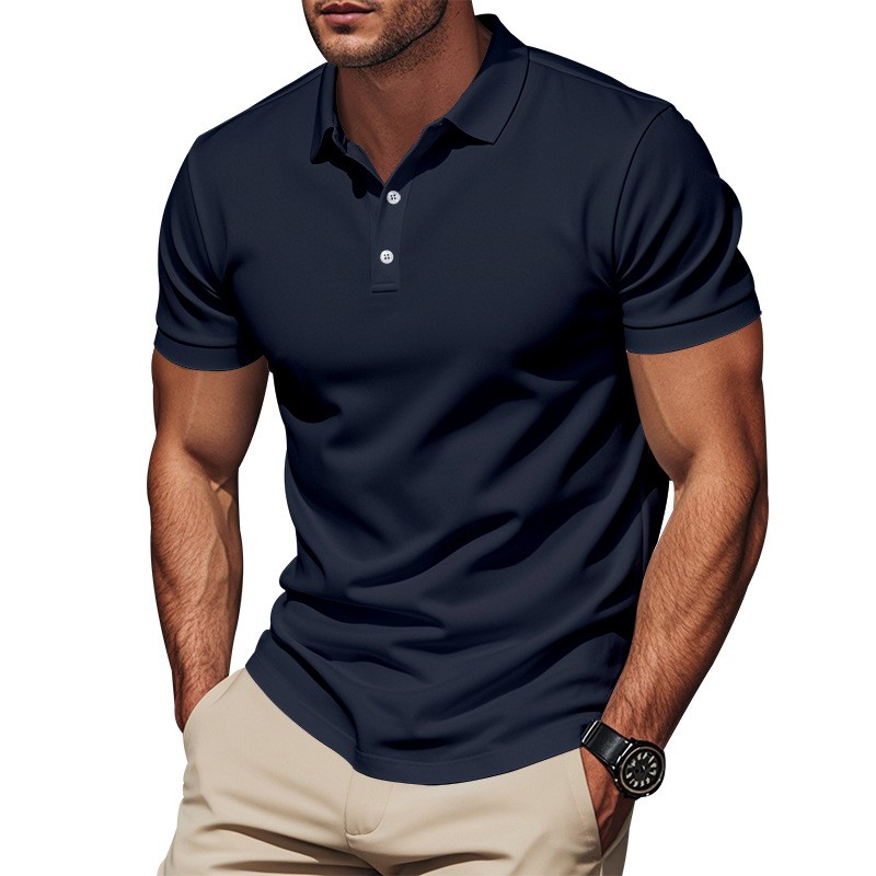 Casual Slim Fit Shirt Short Sl - Polo Shirt Pique 리뷰 및 가격