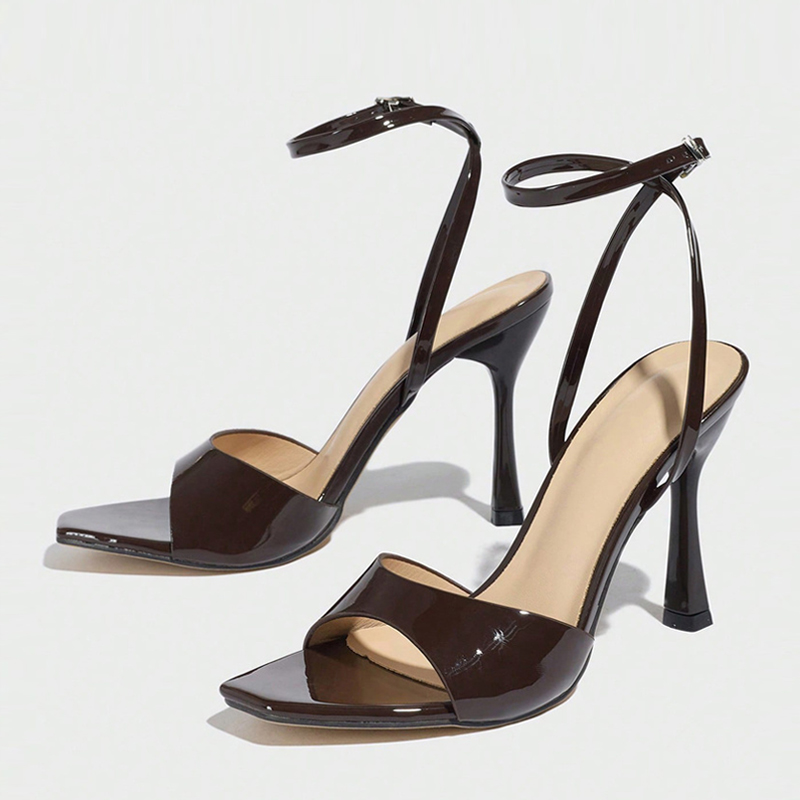 Liyke New Fashion Square Open  - Casual Sandal Leather 리뷰 및 가격