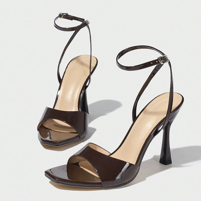 Liyke New Fashion Square Open  - Casual Sandal Leather 리뷰 및 가격