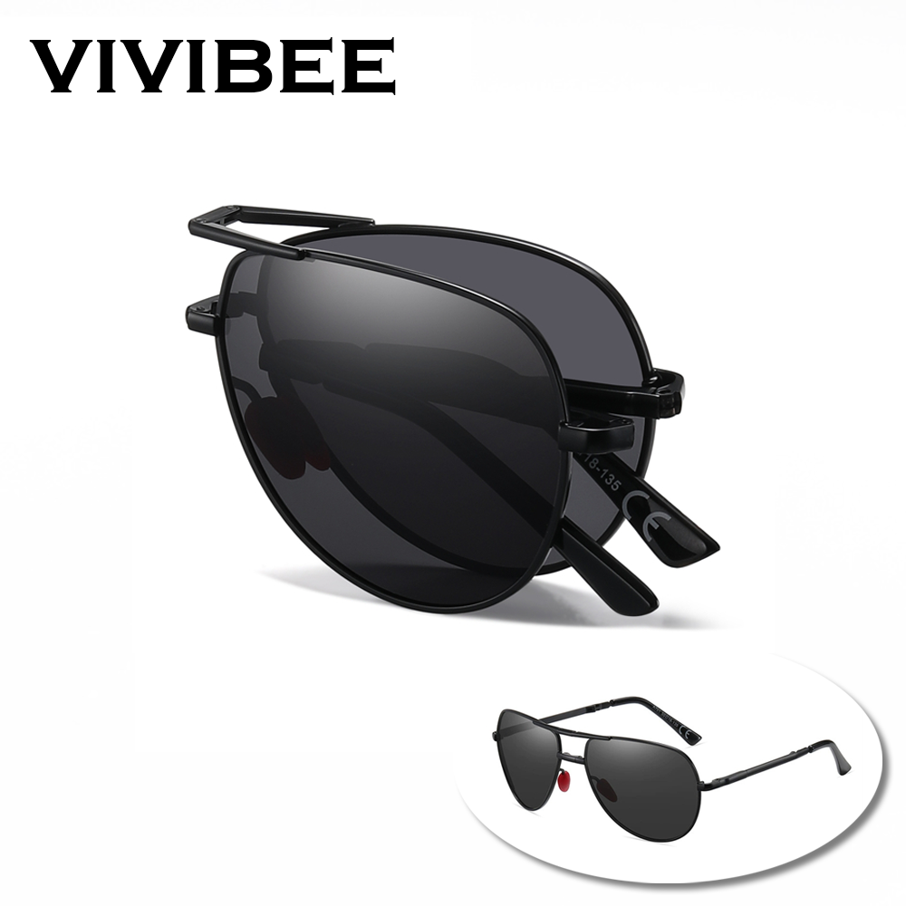 VIVIBEE Metal Pilot Black Fold - Sunglasses Aviator Polarized 리뷰 및 가격