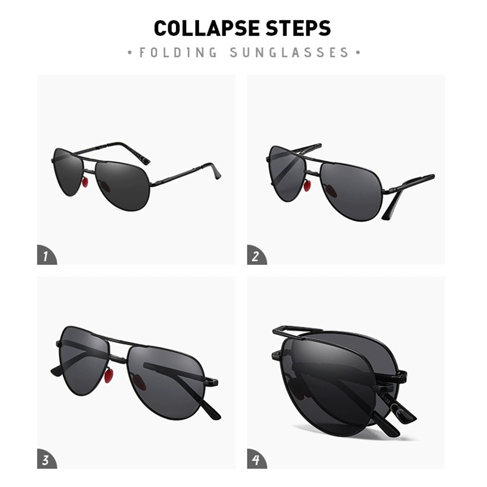 VIVIBEE Metal Pilot Black Fold - Sunglasses Aviator Polarized 리뷰 및 가격