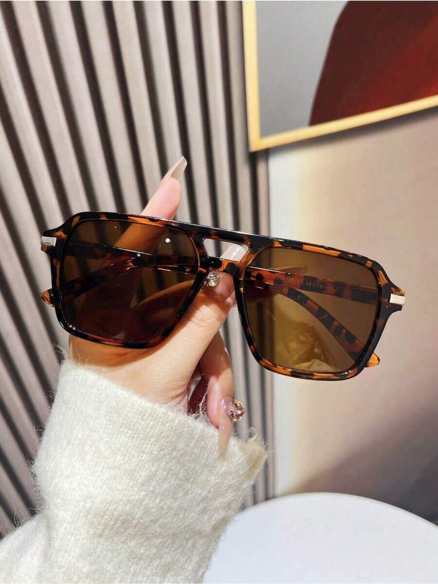 Fashion Double Bridge Aviator  - Sunglasses Aviator Polarized 리뷰 및 가격