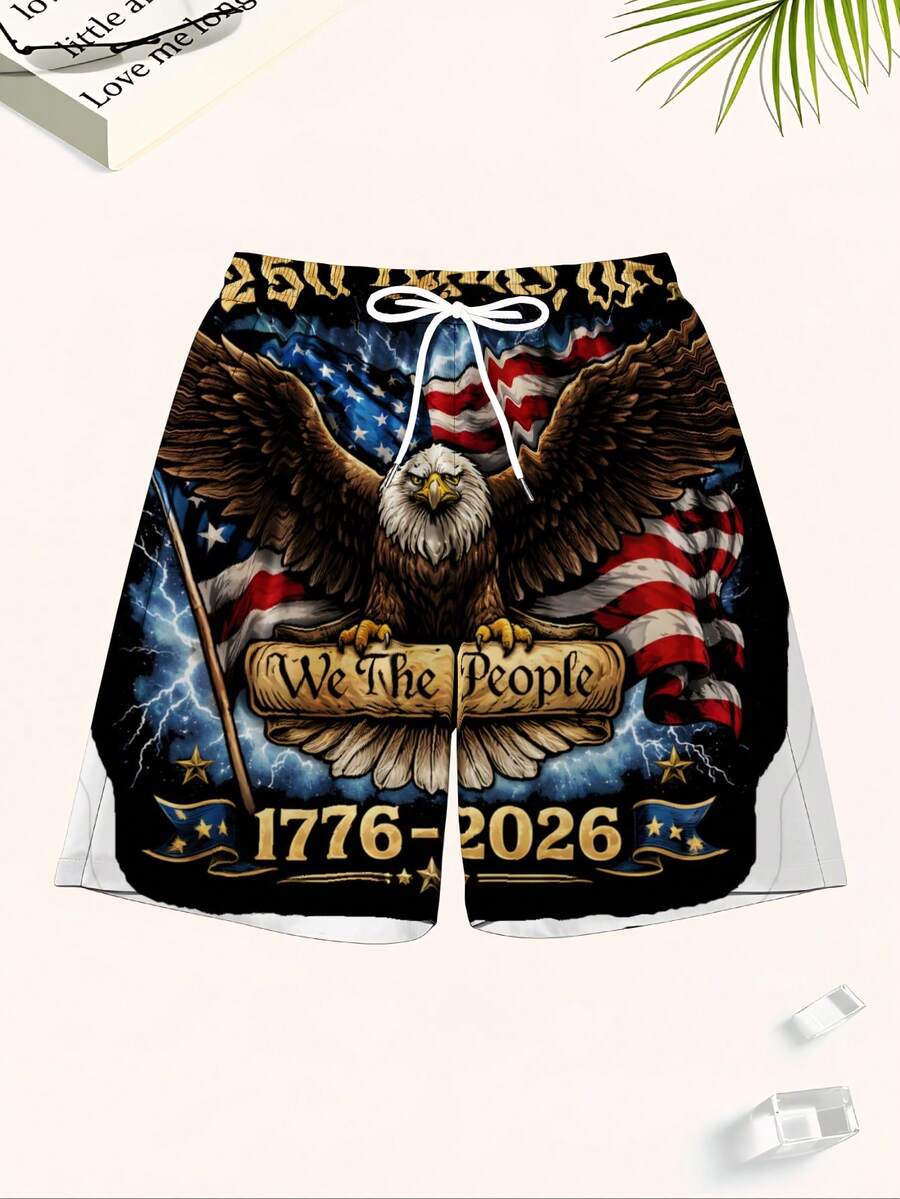 Patriotic Swim Trunks Men Beac - Swim Trunk Quick Dry 리뷰 및 가격