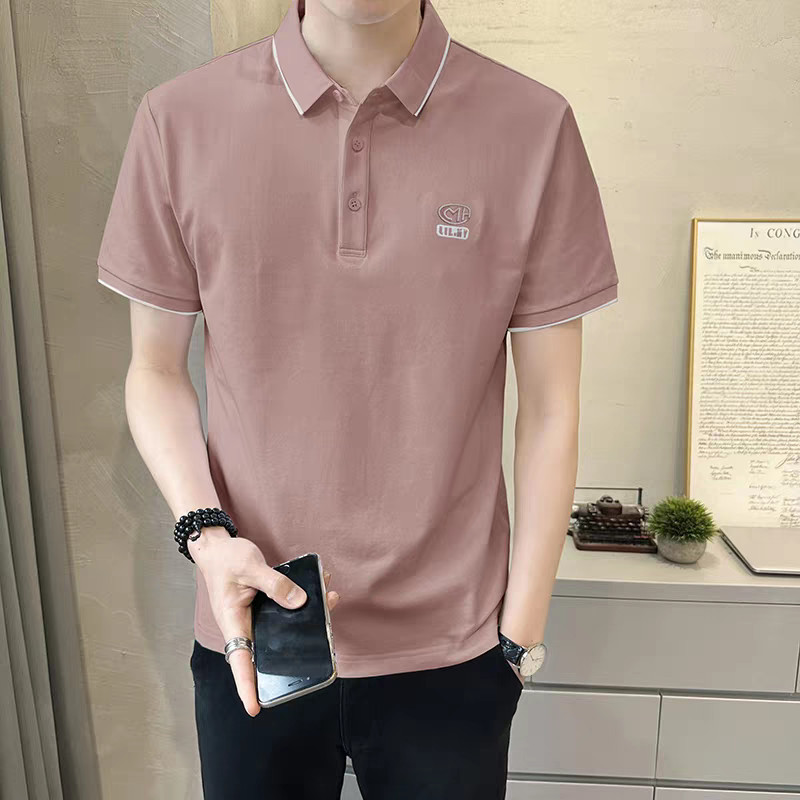 New Men's Polo Shirt Summer Sh - Polo Shirt Pique 리뷰 및 가격