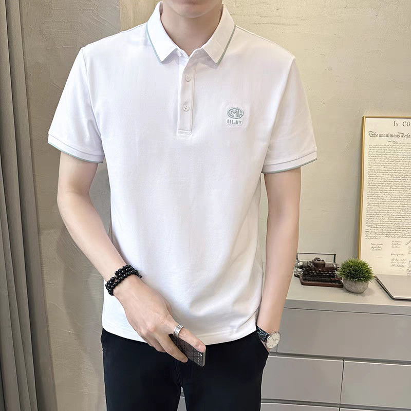 New Men's Polo Shirt Summer Sh - Polo Shirt Pique 리뷰 및 가격