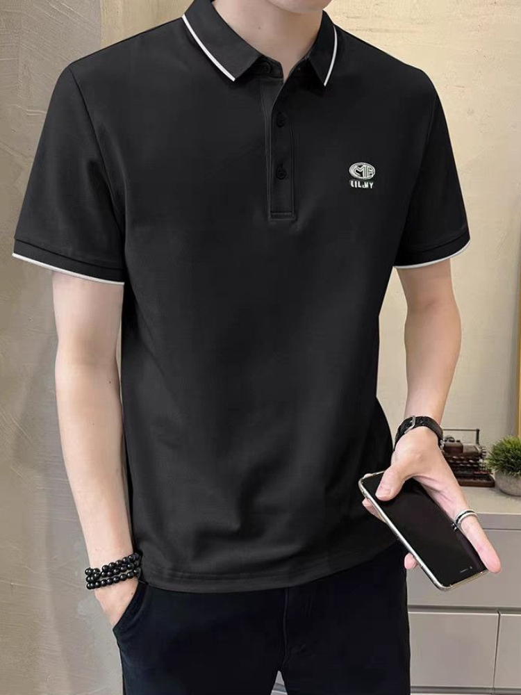 New Men's Polo Shirt Summer Sh - Polo Shirt Pique 리뷰 및 가격