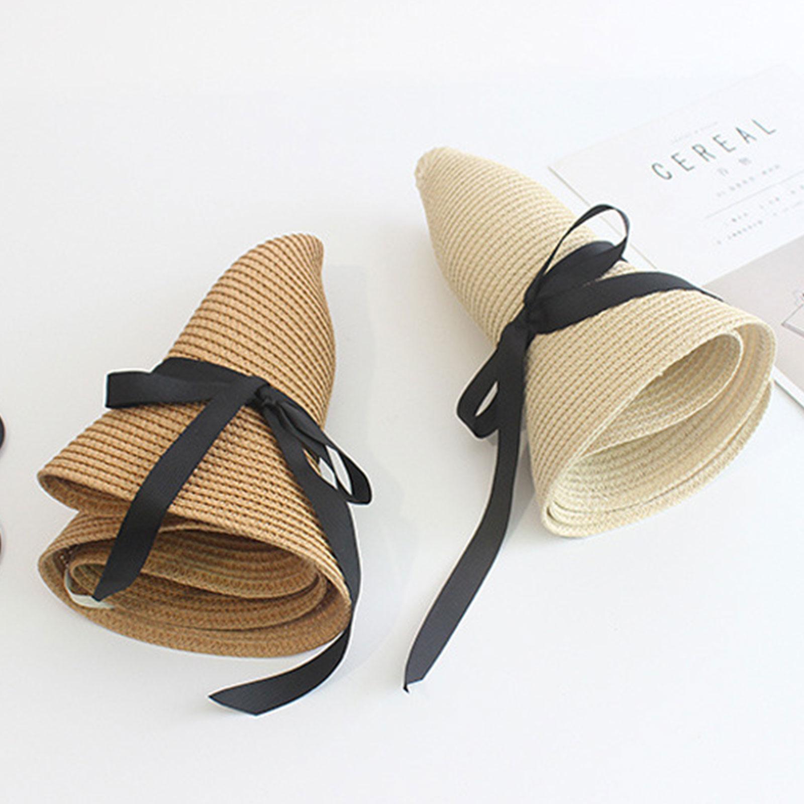 Summer Straw Hat Big Wide Brim - Bucket Hat Straw 리뷰 및 가격