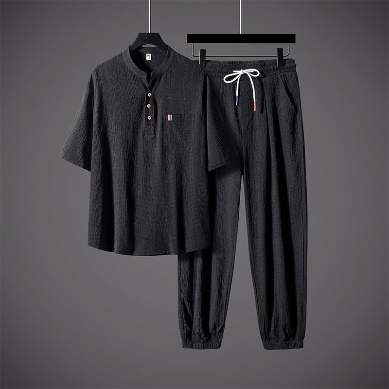 New Summer Fashion Trendy Cott - Short Linen Drawstring 리뷰 및 가격