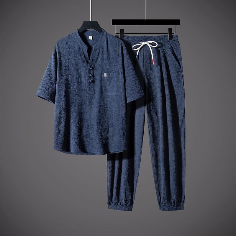 New Summer Fashion Trendy Cott - Short Linen Drawstring 리뷰 및 가격