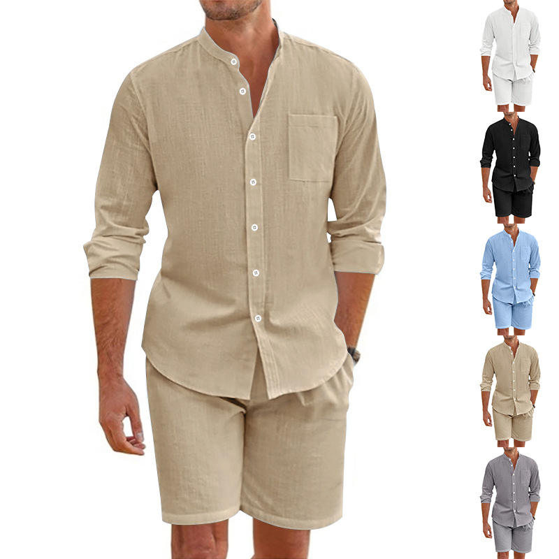 Men's Summer Linen Button up S - Linen Shirt Breathable 리뷰 및 가격