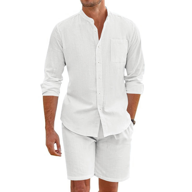 Men's Summer Linen Button up S - Linen Shirt Breathable 리뷰 및 가격
