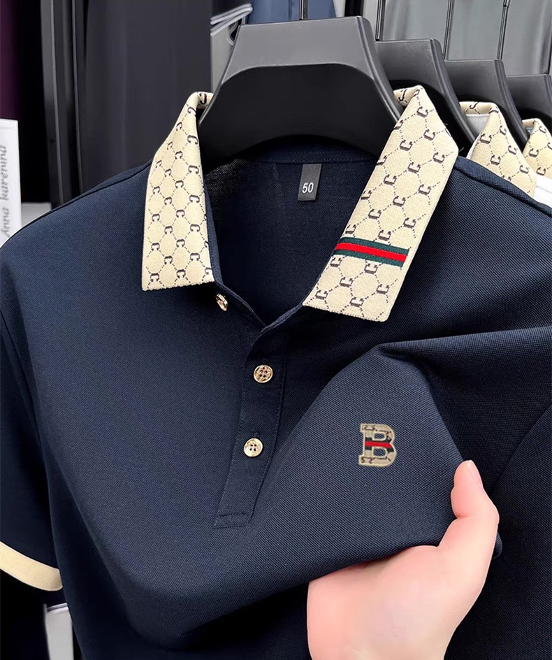 Luxury brand B letter embossed - Polo Shirt Pique 리뷰 및 가격