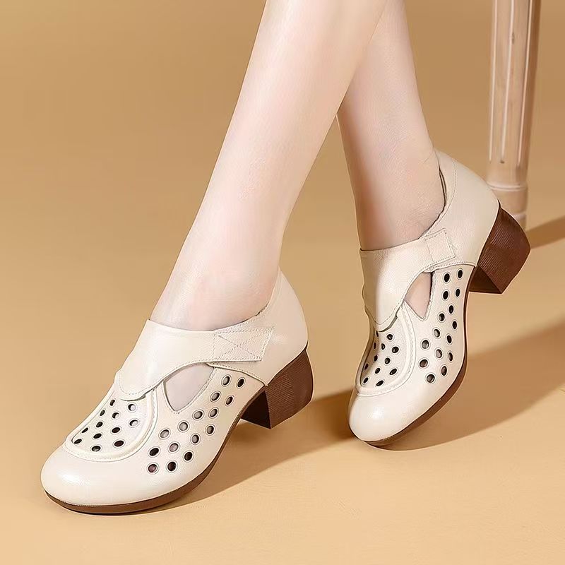 Women's Summer New Leather Hol - Casual Sandal Leather 리뷰 및 가격
