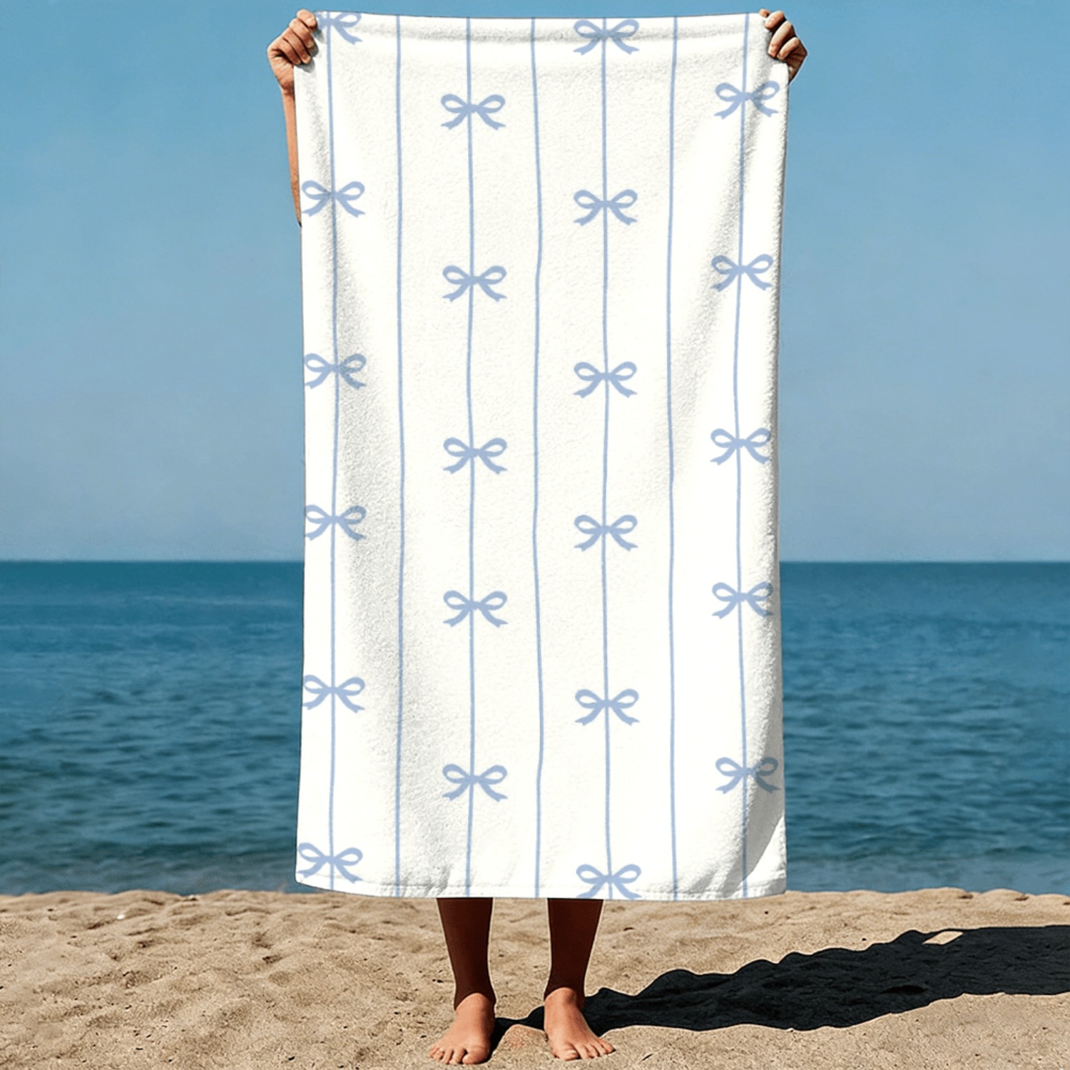 1pc Summer Beach Towel Blue Ri - Beach Towel Large 리뷰 및 가격