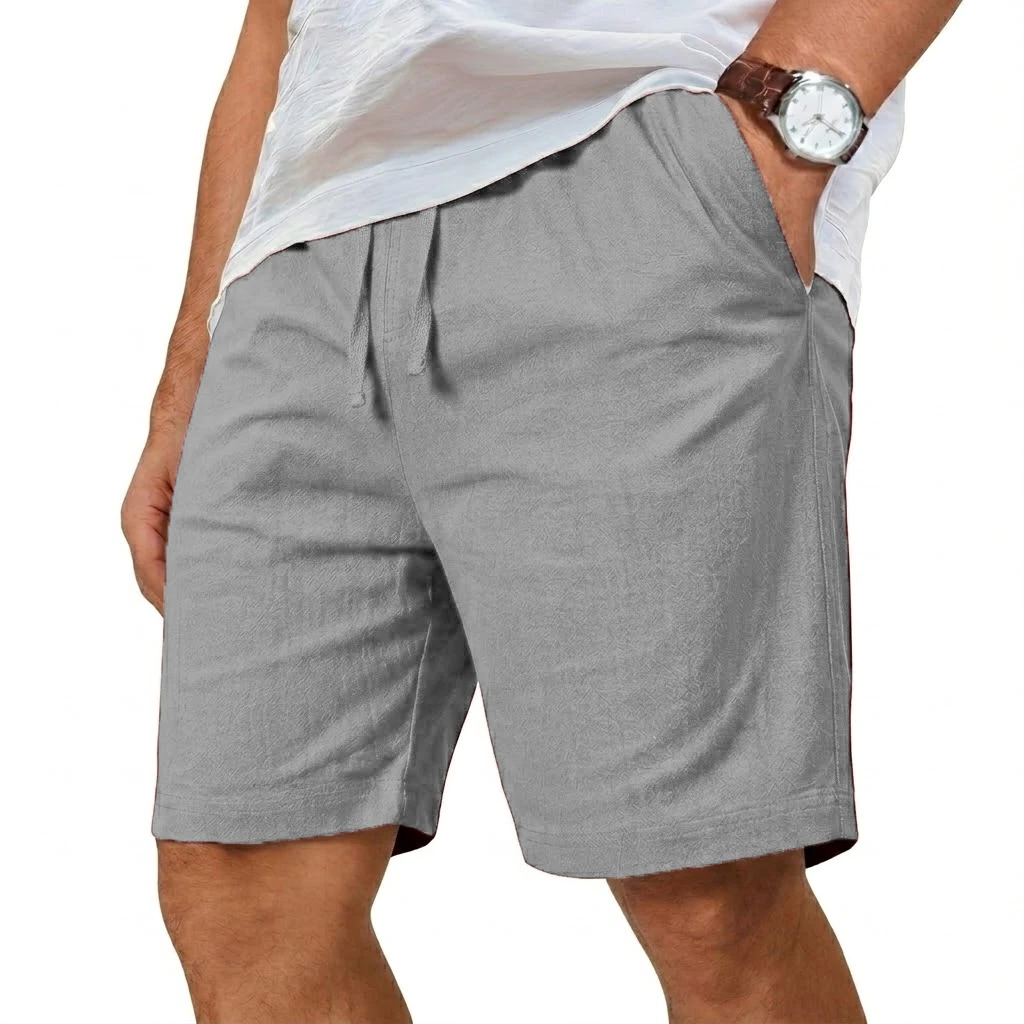 Oversized Cotton Linen Shorts  - Short Linen Drawstring 리뷰 및 가격
