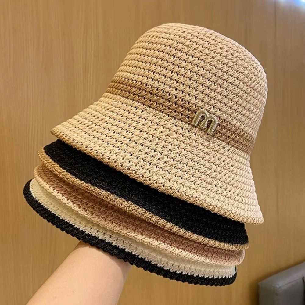 Elegant Bow Fisherman Hat Fold - Bucket Hat Straw 리뷰 및 가격