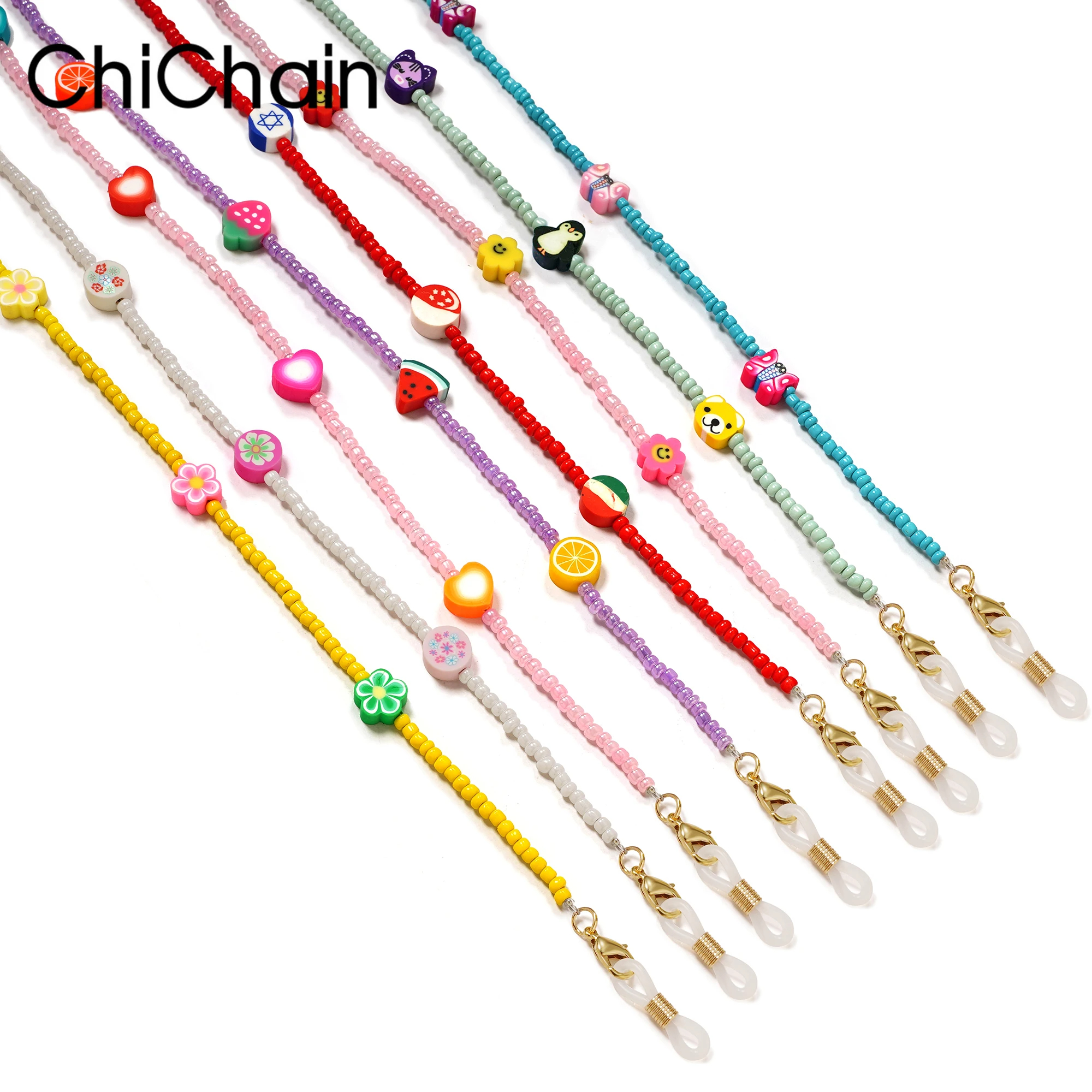 Cartoon cute Mask Strap Beaded - Sunglass Retainer Cord 리뷰 및 가격
