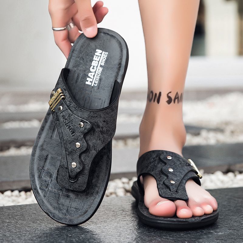 2026 New Men's Flip Flops Genu - Flip Flop Leather Men 리뷰 및 가격