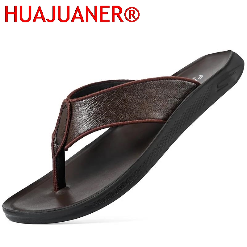 Casual Outdoor Men's Sandals S - Flip Flop Leather Men 리뷰 및 가격
