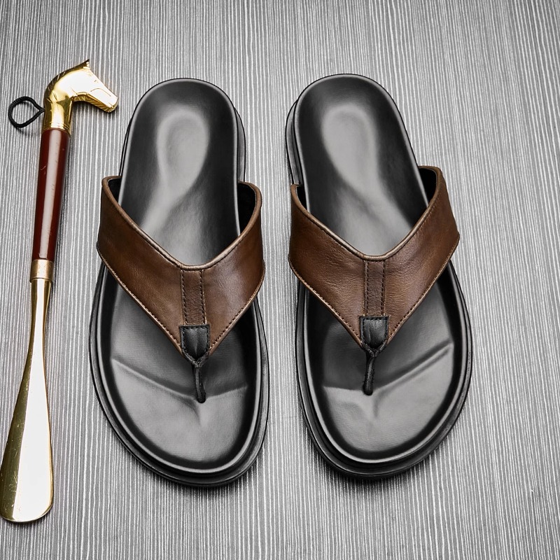 2026 Summer New Mens Genuine L - Flip Flop Leather Men 리뷰 및 가격